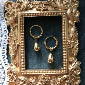 Waterdrop Hoops - New, Never Worn